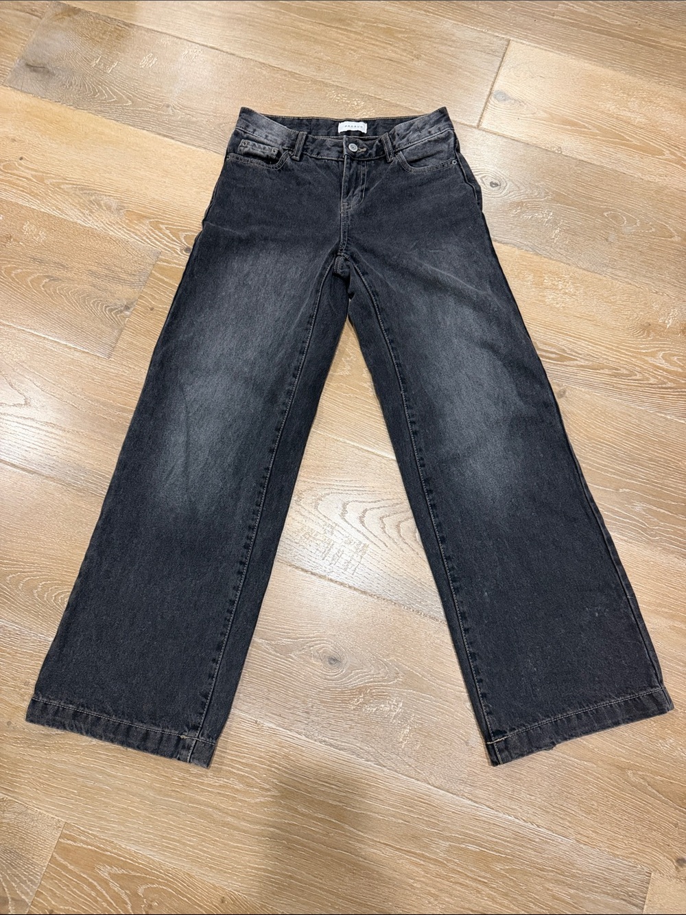 PACSUN Wide Leg Black Women's Jeans - Classic Low-Rise Style